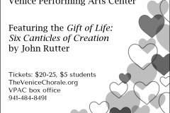 2018-19 Venice Chorale February Quarter Sheet