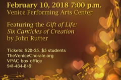 2018-19 Venice Chorale February Print Ad 4.924x5.25