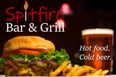 Day 10: Flame Logo; Restaurant: Spitfire Bar & Grill
