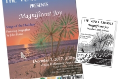 Magnificent Joy Poster, Black and White Quarter Sheet