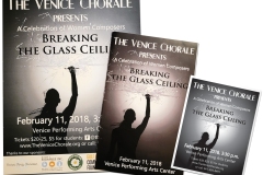 Breaking the Glass Ceiling Poster, Program, Quarter sheet