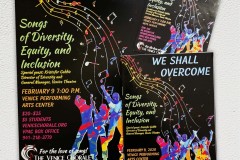 We Shall Overcome Poster, Program, Quarter Sheet